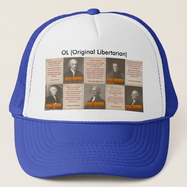 Casquette original de camionneur de libertaires (Devant)