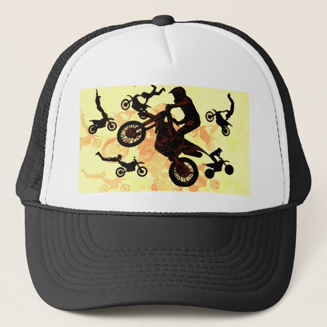 Casquette Oser voler - Motocross Stunts (Devant)