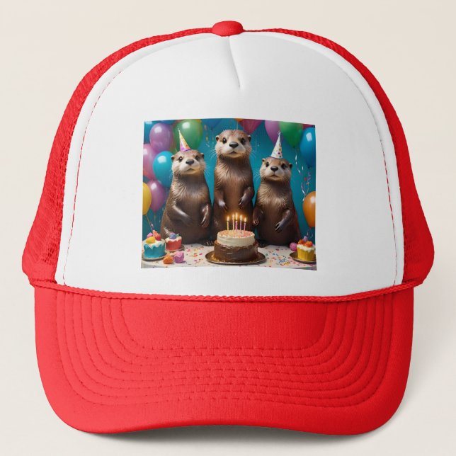 Casquette Otter Triplets Anniversaire, (Devant)