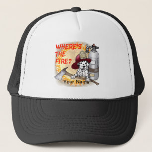Casquette Où est le pompier