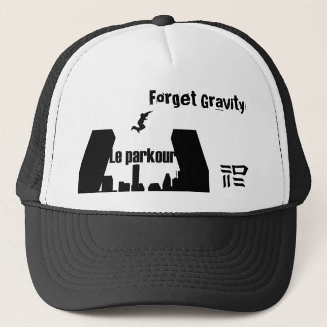 Casquette Oubliez la gravité (Devant)