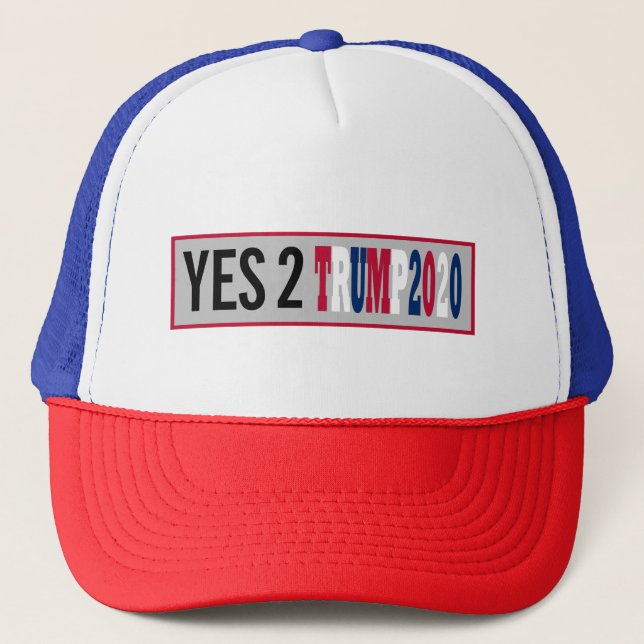 Casquette Oui 2 Typographie des élections présidentielles de (Devant)