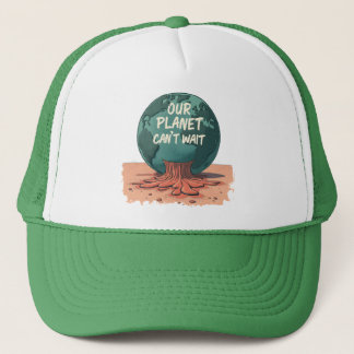 Casquette Our Planet Can’t Wait – Climate Action