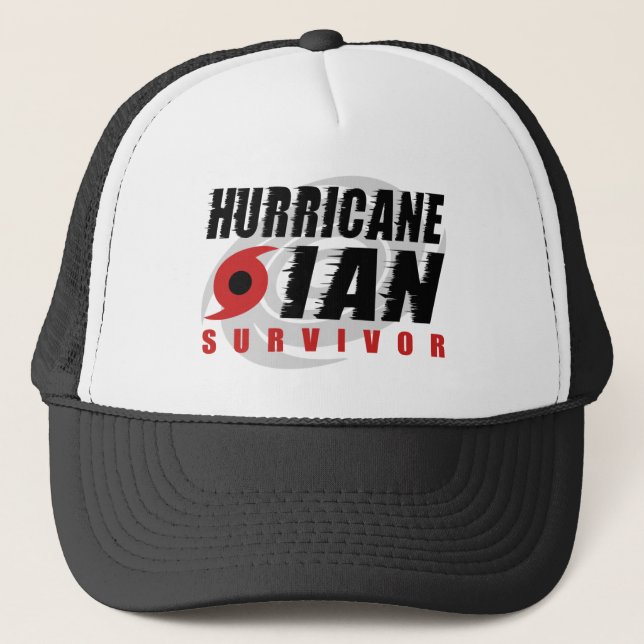 Casquette Ouragan Ian Survivor (Devant)