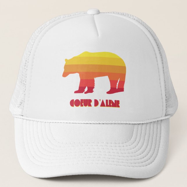Casquette Ours arc-en-ciel Coeur d'Alene Idaho (Devant)