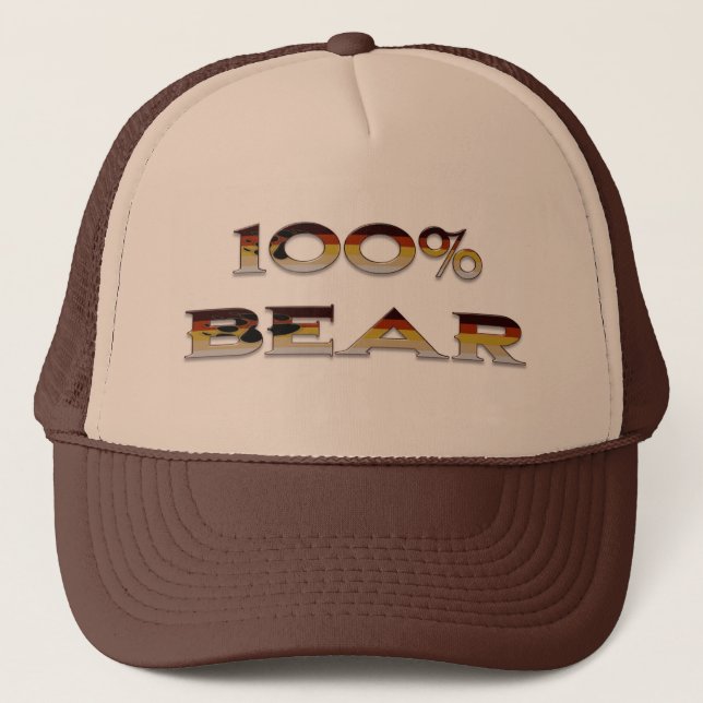 Casquette Ours de 100% (Devant)