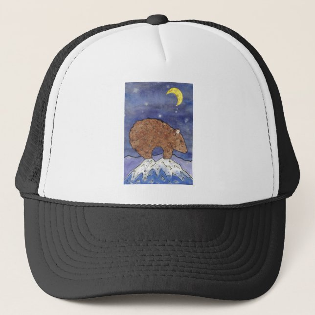 Casquette Ours de minuit (Devant)