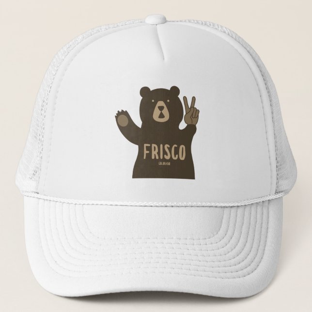 Casquette Ours de paix du Colorado de Frisco (Devant)