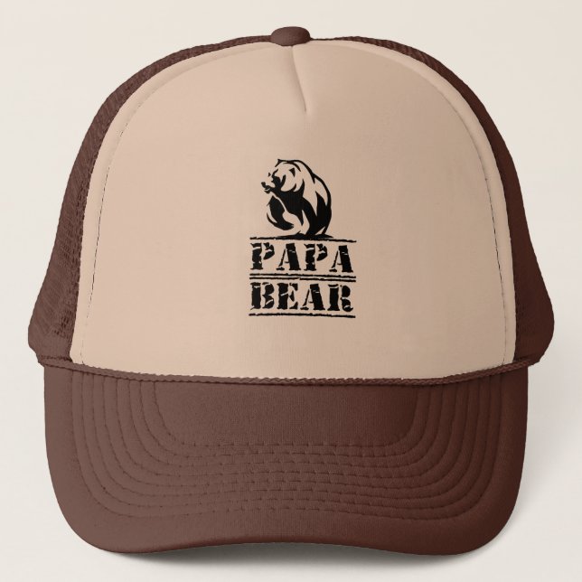 Casquette ours de papa (Devant)