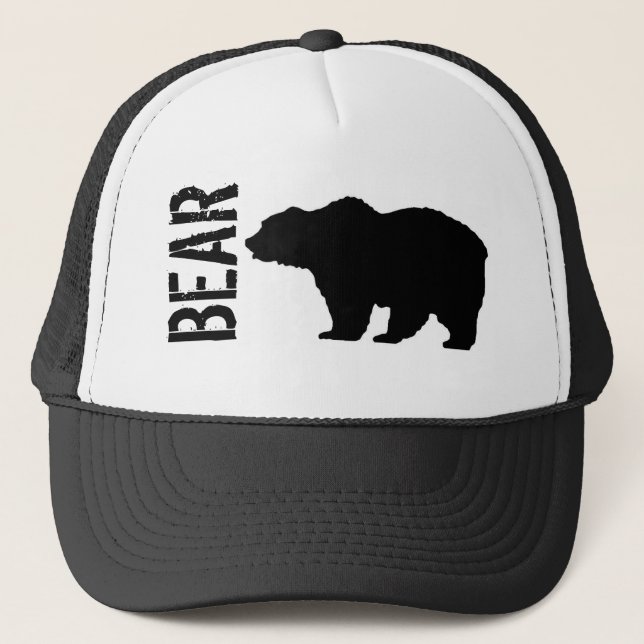 Casquette Ours gris (Devant)