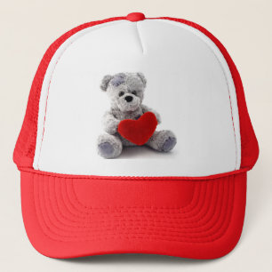 Casquette Ours Gris Au Coeur