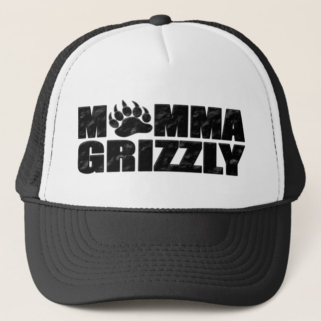 Casquette Ours gris de mamans (Devant)