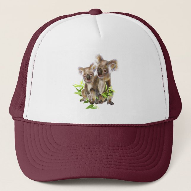 Casquette Ours Koala, animal australien mignon (Devant)