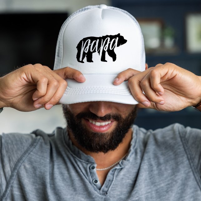 Casquette Ours noir et blanc (Créateur téléchargé)