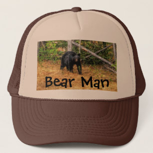 Casquette Ours Noir Sauvage & Yukon Forest Photo Art