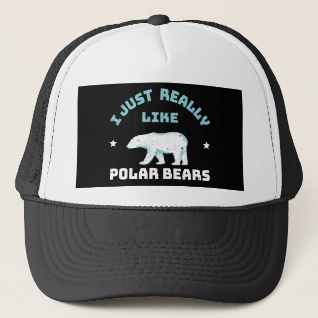Casquette Ours polaire (Devant)