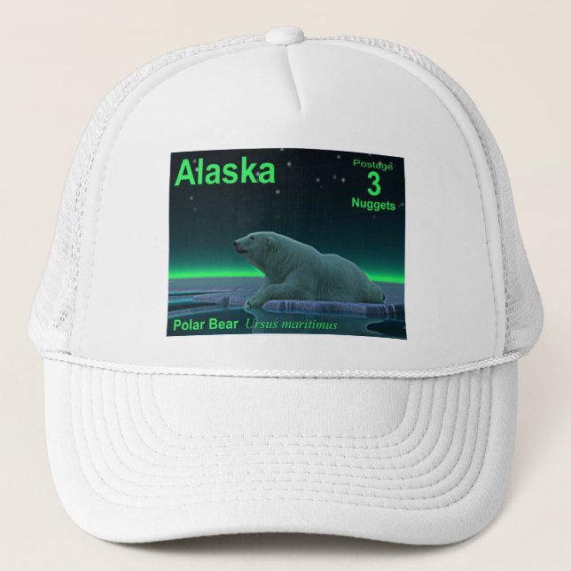 Casquette Ours polaire à bord de glace (Devant)