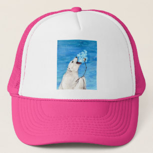Casquette Ours polaire avec Marshmallow grillé