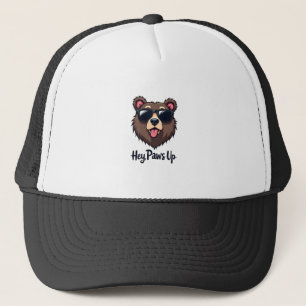 Casquette Ours vintage Hey Paws Up avec lunettes de soleil C