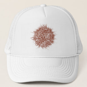 Casquette Oursin chilien d'impression typographique (albus
