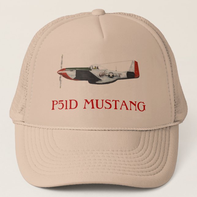 Casquette p51d Chat de camion Mustang (Devant)