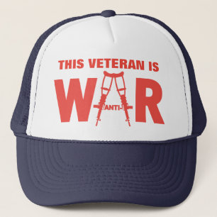 Casquette pacifiste de vétéran