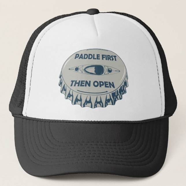 Casquette Pagaie D'Abord Puis Ouvrir (Devant)