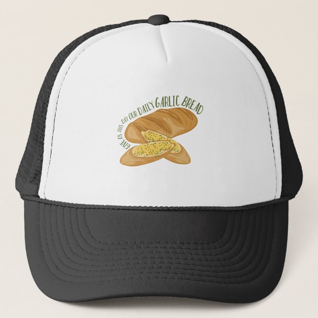 Casquette Pain à l'ail quotidien (Devant)