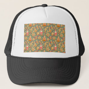 Casquette pain d'épices de Noël père Noël
