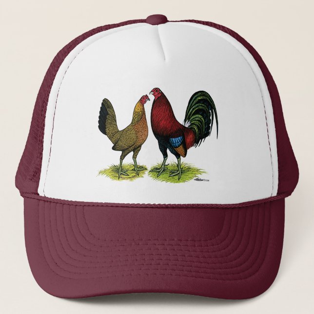Casquette Paires de Gamefowl (Devant)
