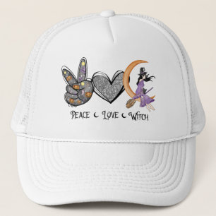 Casquette Paix, Amour, Sorcière