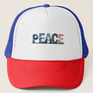 Casquette PAIX – Conception de typographie artistique d'insp