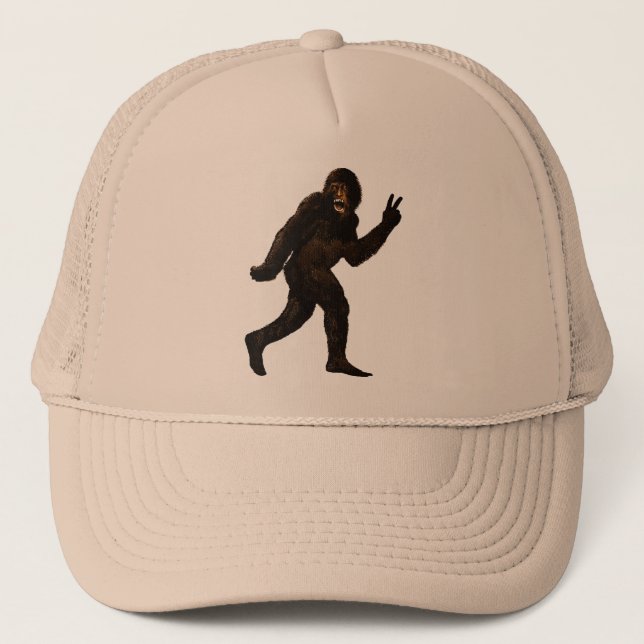 Casquette Paix de Bigfoot Sasquatch (Devant)