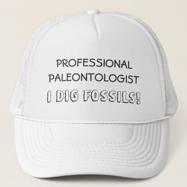 Casquette Paléontologue professionnel - I Creg Fossiles (Devant)