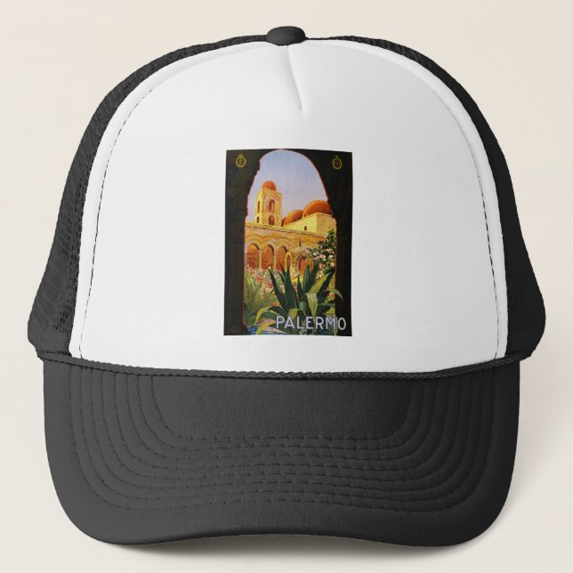 Casquette Palerme vintage voyage et (Devant)