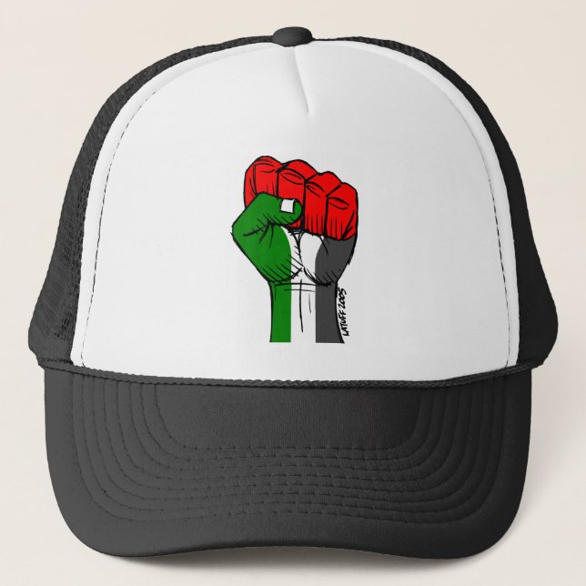 Casquette palestinien de poing de Carlos Latuff (Devant)