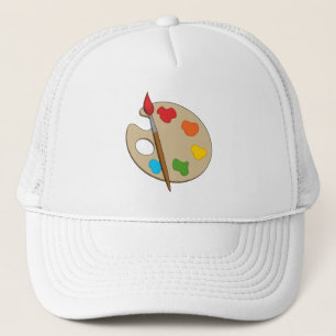 Casquette Palette Artiste avec pinceau