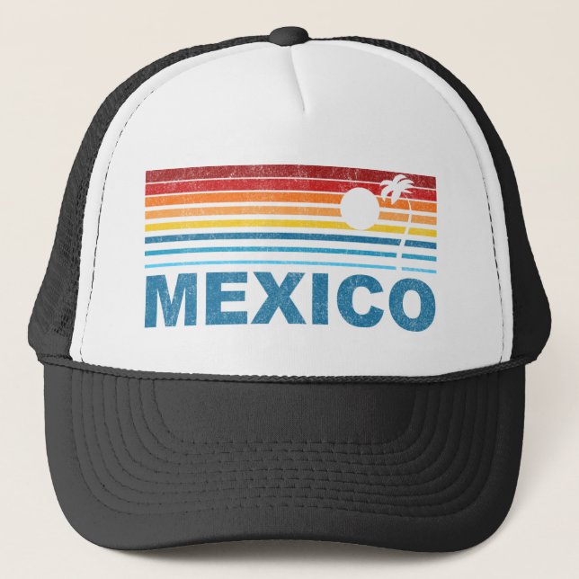 Casquette Palm Tree Mexique (Devant)