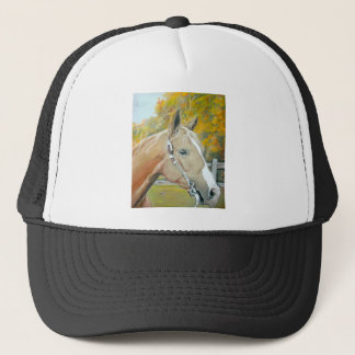 Casquette Palomino, pastel de cheval