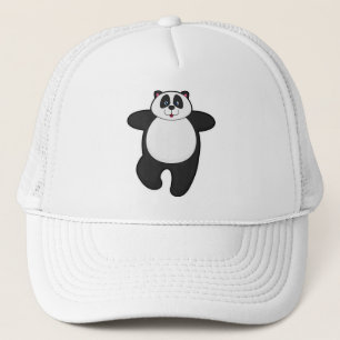 Casquette Panda au Yoga Exercice d'étirement