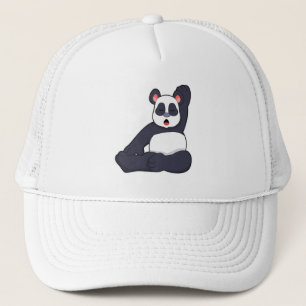 Casquette Panda au Yoga Exercices d'étirement