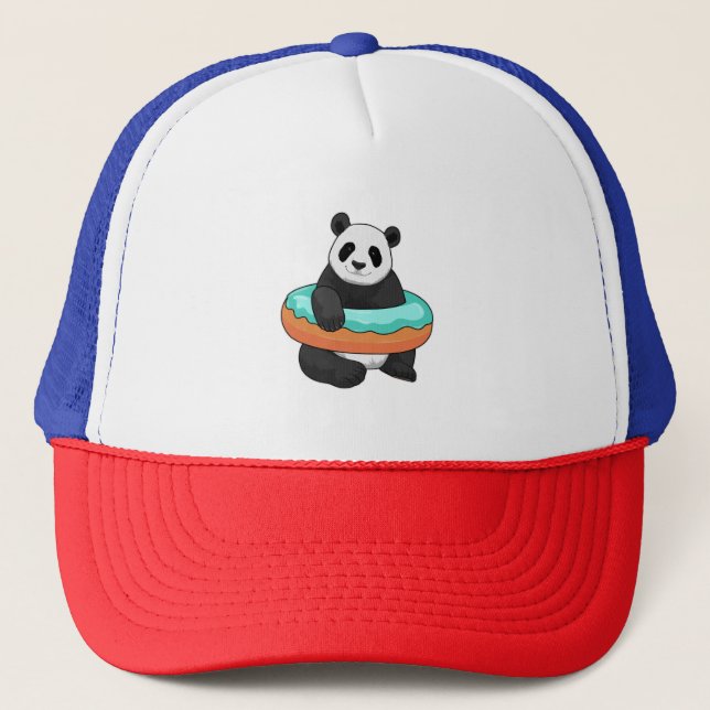Casquette Panda avec Donut (Devant)