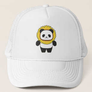 Casquette Panda avec tournesol