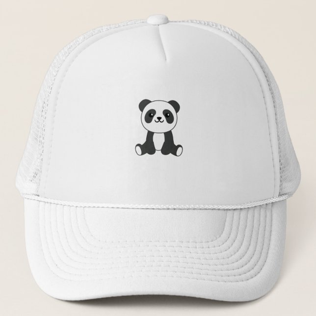 Casquette Panda Cute Animaux Enfants Bébé Ours Pandas (Devant)