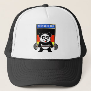 Casquette Panda d'haltérophilie allemande