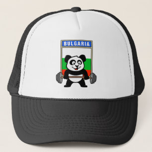 Casquette Panda d'haltérophilie de la Bulgarie
