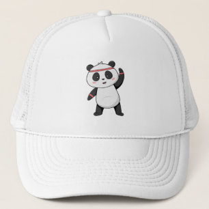 Casquette Panda en forme avec bandeau