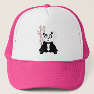 Casquette Panda Girl - Rose