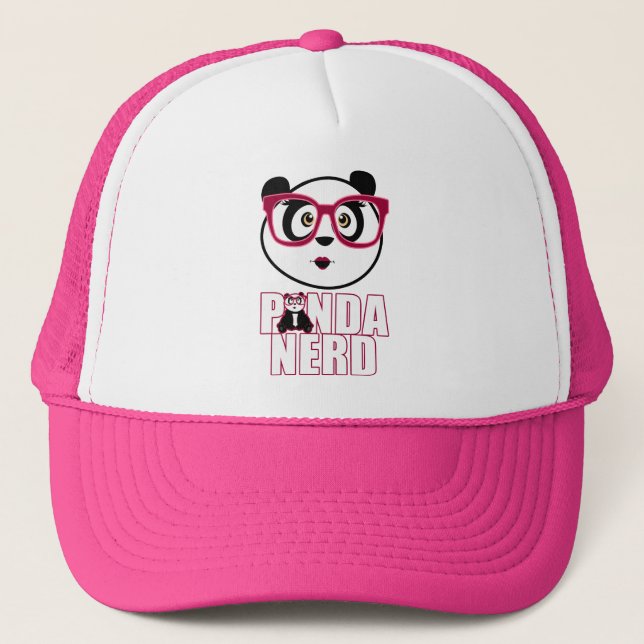 Casquette Panda Nerd fille (Devant)