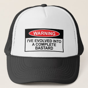 Casquette Panneau d'avertissement, bâtard
